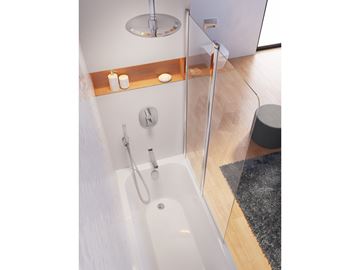 RAVAK CHROME CR 067.00CR podomietková termostatická batéria, pre 3 spotrebiče, chróm  X070075 Obrázek - fotka