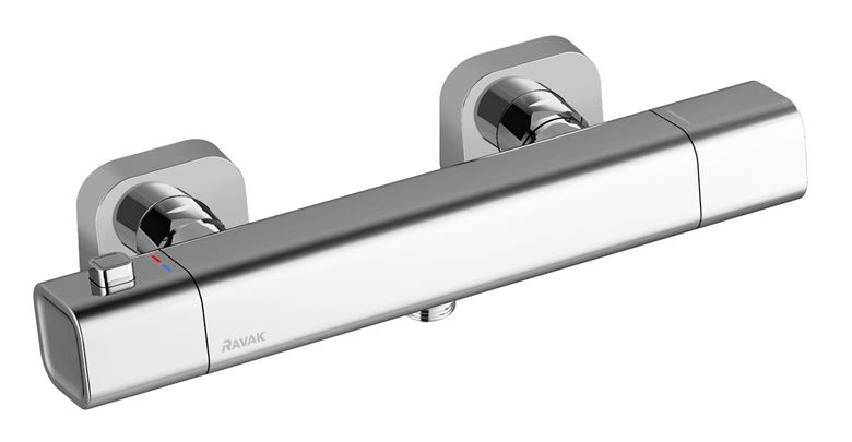 RAVAK 10° TD 033.00CR sprchová nástenná termostatická batéria, CoolFeel, chróm X070102 Obrázek - Hlavní obrázek