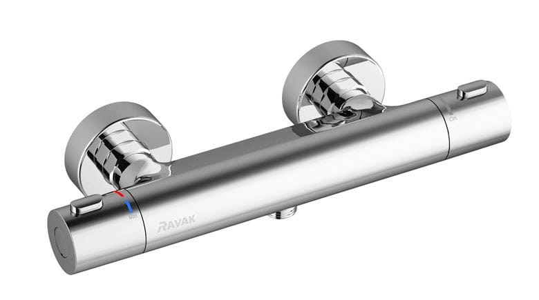 RAVAK TERMO 300 TE 033.00CR sprchová nástenná termostatická batéria, chróm X070096 Obrázek - Hlavní obrázek