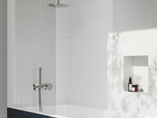 RAVAK ESPIRIT ES 068.00 podomietková batéria, pre 3 spotrebiče, so sprchovou súpravou, lesklý chróm X070202 Obrázek - fotka