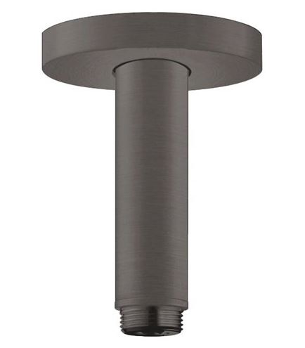 HANSGROHE S sprchové rameno 100 mm, stropné, brúsený čierny chróm 27393340 Obrázek - Hlavní obrázek