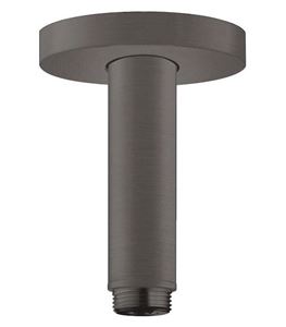 HANSGROHE S sprchové rameno 100 mm, stropné, brúsený čierny chróm