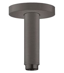 HANSGROHE S sprchové rameno 100 mm, stropné, brúsený čierny chróm