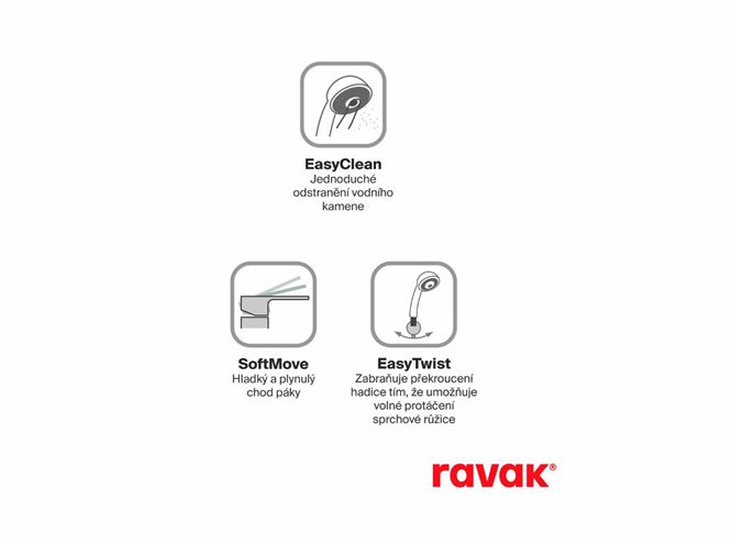 RAVAK ESPIRIT ES 068.20 podomietková batéria, pre 3 spotrebiče, so sprchovou súpravou, kartáčovaný grafit X070319 Obrázek - fotka