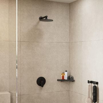 HANSGROHE VERNIS BLEND sprchové rameno 240 mm, nástenné, matná čierna 27809670 Obrázek - fotka