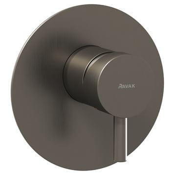 RAVAK ESPIRIT ES 062.20GB.O1 sprchová podomietková batéria, 1-cestná, s telesom, kartáčovaný grafit