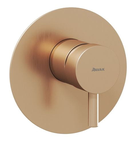 RAVAK ESPIRIT ES 062.60RGB.O1 sprchová podomietková batéria, 1-cestná, s telesom, ružové kartáčované zlato X070359 Obrázek - Hlavní obrázek