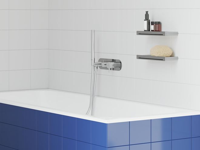 RAVAK ESPIRIT ES 065.00CR.O2.RB07D.+S podomietková batéria, pre 2 spotrebiče, so sprchovou súpravou, chróm X070207 Obrázek - fotka