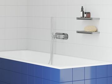 RAVAK ESPIRIT ES 065.00CR.O2.RB07D.+S podomietková batéria, pre 2 spotrebiče, so sprchovou súpravou, chróm X070207 Obrázek - fotka