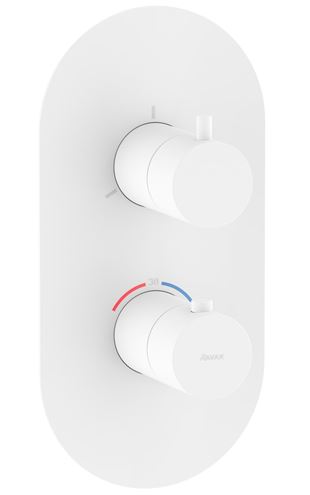 RAVAK ESPIRIT ES 067.10WV.O3.RB07C podomietková termostatická batéria, pre 3 spotrebiče, matná biela X070252 Obrázek - Hlavní obrázek