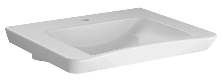 CONCEPT 100 bezbariérové umývadlo 65 cm, s otvorom pre batériu, bez prepadu 5291B003-0041 Obrázek - Hlavní obrázek