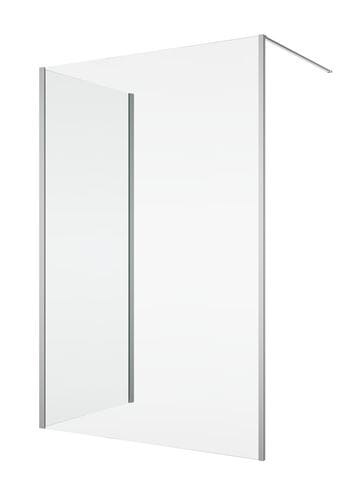 RONAL DIVERA D22F1 bočná stena 90x200 cm, aluchróm/číre sklo D22F1 090 50 07 Obrázek - fotka