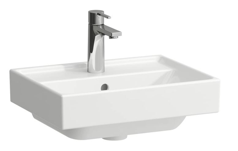 LAUFEN FIORA umývadlo 45 cm, s otvorom pre batériu a prepadom H810920000104L Obrázek - Hlavní obrázek