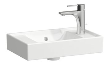 LAUFEN FIORA umývadlo 45 cm, s otvorom pre batériu vpravo, s prepadom