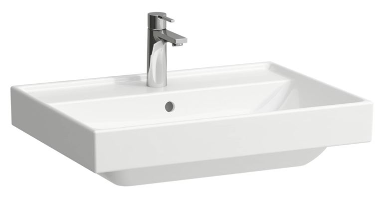 LAUFEN FIORA umývadlo 65 cm, s otvorom pre batériu a prepadom H810924000104L Obrázek - Hlavní obrázek