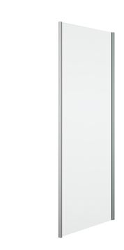 RONAL DIVERA D22F3 doplnková bočná stena 140x200 cm, aluchróm/číre sklo