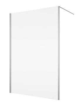RONAL DIVERA D22WI1V stena walk-in 140x200 cm, aluchróm/číre sklo