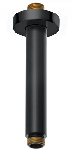 KLUDI A-QA sprchové rameno 150 mm, stropné, matná čierna 6651539-00 Obrázek - Hlavní obrázek