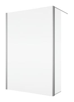 RONAL DIVERA D22WI2 stena walk-in 100x200 cm, aluchróm/číre sklo