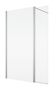 RONAL DIVERA D22WI3 stena walk-in 140x200 cm, aluchróm/číre sklo
