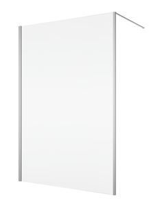 RONAL PUR PUDT2P bočná stena 90x200 cm, aluchróm/číre sklo