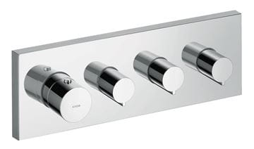 AXOR SHOWER COLLECTION podomietková termostatická batéria, pre 3 spotrebiče, chróm