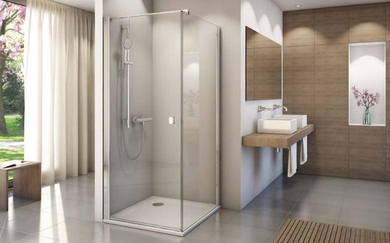 CONCEPT 200 sprchové dvere 90x200 cm, lietacie, aluchróm/číre sklo CON10905007 Obrázek - fotka