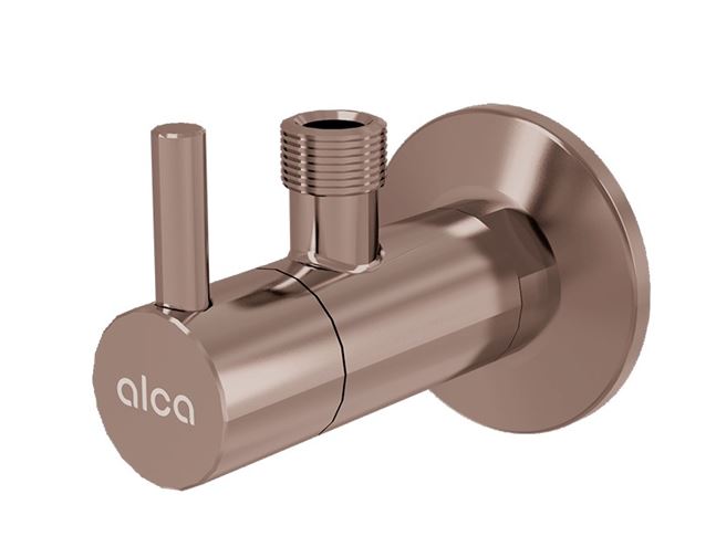 ALCA rohový ventil 1/2"x3/8", s filtrom, farba kartáčovaný red gold  ARV001-RG-B Obrázek - Hlavní obrázek