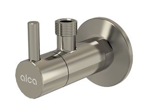 ALCA rohový ventil 1/2"x3/8", s filtrom, kartáčovaný nikel 