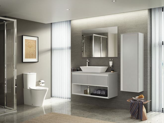 IDEAL STANDARD CONNECT AIR CUBE WC kombi nádržka, spodný prívod vody, 2 množstvo splachovania E073401 Obrázek - fotka
