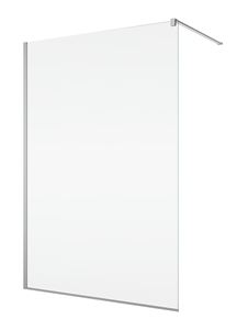 CONCEPT 200 CONT1 bočná stena 80x200 cm, aluchróm/číre sklo