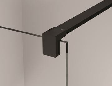 CONCEPT 200 CONT1 bočná stena 80x200 cm, čierna/číre sklo CONT10800607 Obrázek - fotka