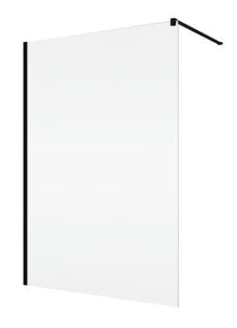 CONCEPT 200 CONT2 bočná stena 75x200 cm, čierna/číre sklo CONT20750607 Obrázek - fotka