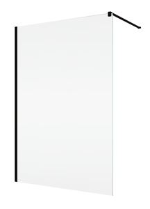 CONCEPT 200 CON4P stena walk-in 150x200 cm, čierna/číre sklo