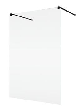 CONCEPT 200 CONFP stena walk-in 140x200 cm, čierna/číre sklo