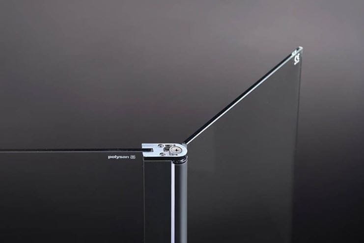 POLYSAN MODULAR SHOWER prídavná stena 30x200 cm, otočná, aluchróm/číre sklo MS3B-30 Obrázek - fotka