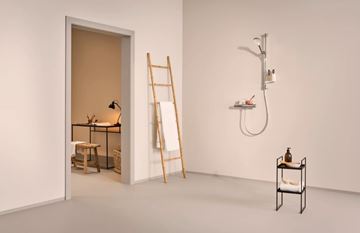 HANSA OPTIMA sprchový set s termostatickou batériou, ručná sprcha, tyč, hadica, chróm 48130331 Obrázek - fotka
