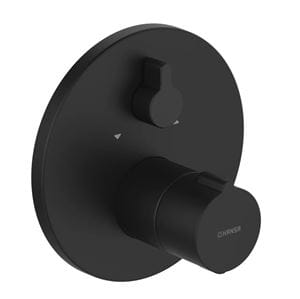 HANSA HOME podomietková termostatická batéria, pre 2 spotrebiče, matná čierna