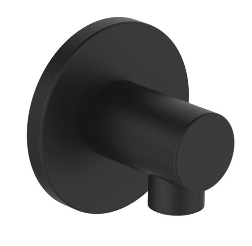HANSA pripojovacie koleno 75 mm, nástenné, matná čierna 5118017333 Obrázek - Hlavní obrázek