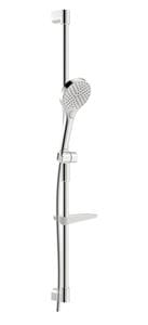 HANSA VIVA sprchová súprava 4-dielna, ručná sprcha pr. 110 mm, 3 prúdy, tyč, hadica, mydelnička, Eco, chróm