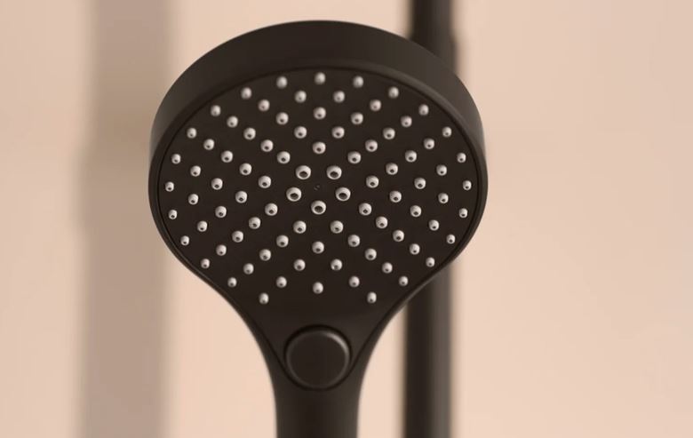 HANSA VIVA ručná sprcha pr. 110 mm, 3 prúdy, matná čierna 4433030033 Obrázek - fotka