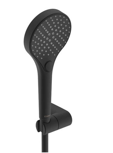 HANSA VIVA sprchová súprava 3-dielna, ručná sprcha pr. 110 mm, 3 prúdy, hadica, držiak, matná čierna 4417022033 Obrázek - Hlavní obrázek