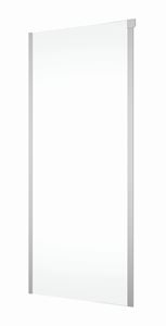 CONCEPT 300 STYLE bočná stena 90x200 cm, aluchróm/číre sklo
