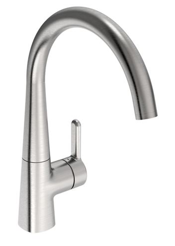 HANSA DESIGNO STYLE drezová batéria, brúsená oceľ 5101228380 Obrázek - Hlavní obrázek
