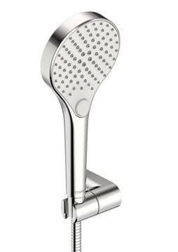 HANSA VIVA sprchová súprava 3-dielna, ručná sprcha pr. 110 mm, 3 prúdy, hadica, držiak, chróm