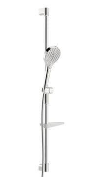 HANSA VIVA vsprchová súprava 4-dielna, ručná sprcha pr. 110 mm, 3 prúdy, tyč, hadica, mydelnička, chróm