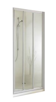 CONCEPT 70 sprchové dvere 90x190 cm, posuvné, strieborná matná/číre sklo