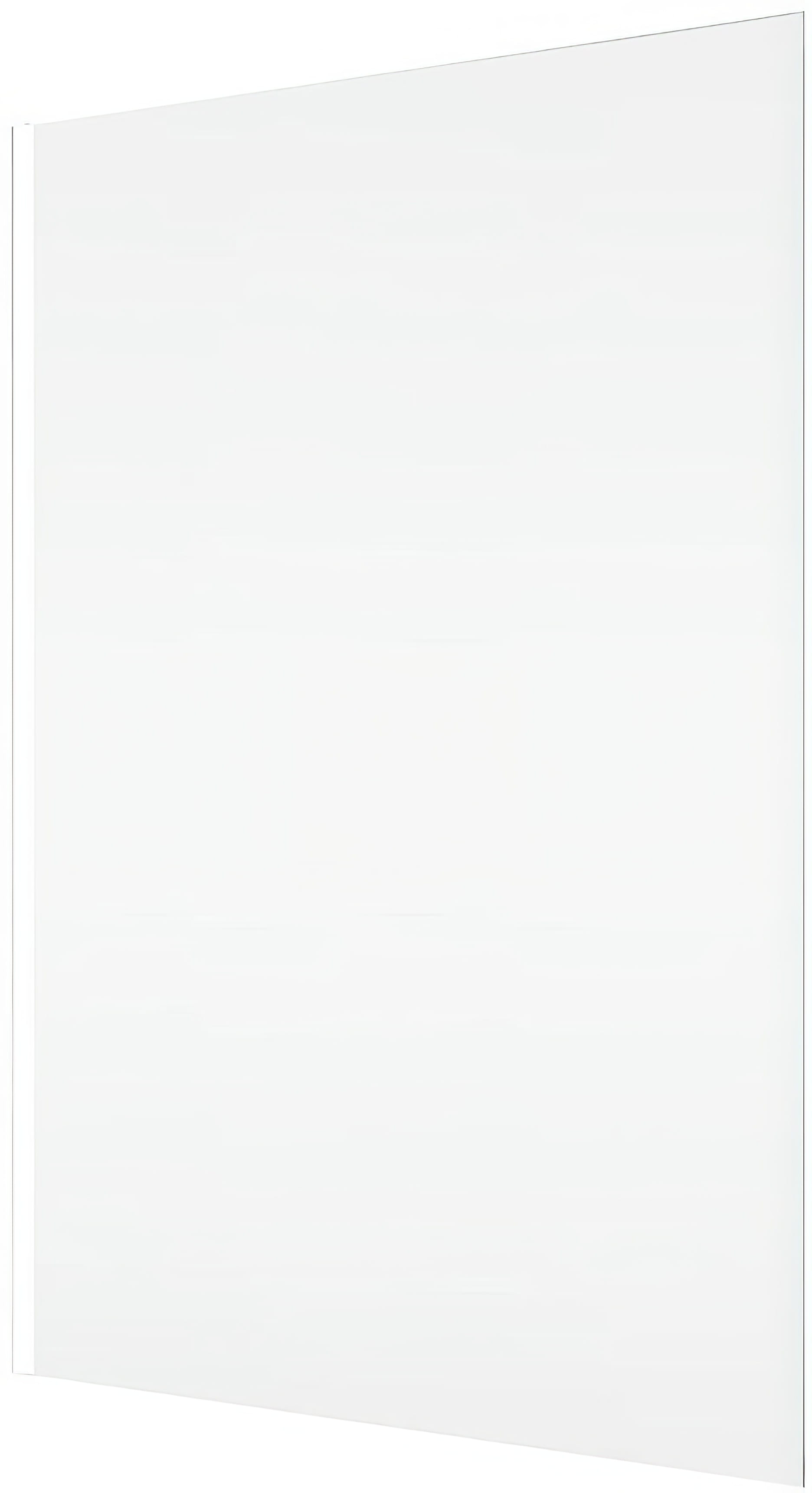 CONCEPT 100 bočná stena 90x190 cm, bílá/matný plast