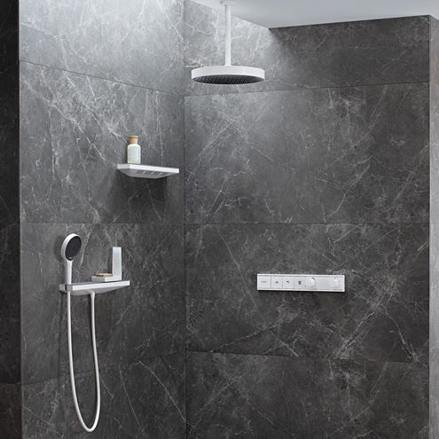 HANSGROHE RAINFINITY 500 1JET nástenná bočná sprcha, matná biela 26243700 Obrázek - fotka