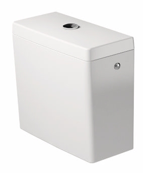 DURAVIT STARCK 3 WC kombi nádržka, bočný prívod vody, Dual-Flush, WonderGliss